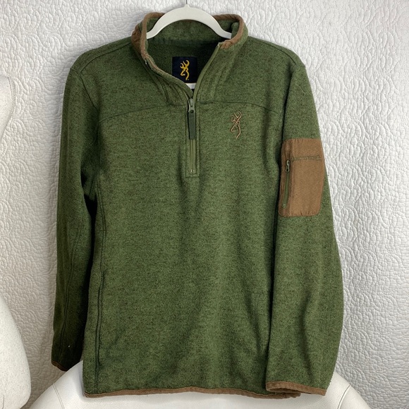 Browning Other - Browning 1/4 zip pullover warm sweater